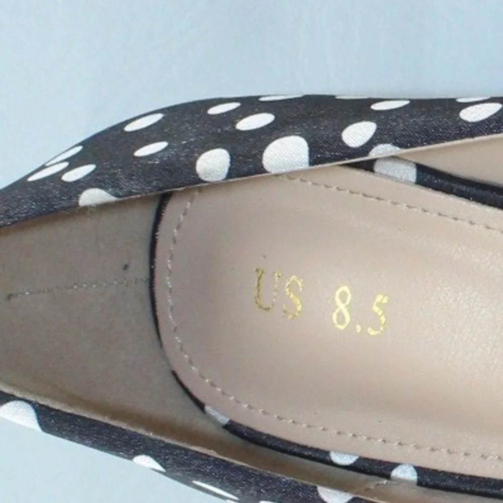 Urban‎ Soft Polka Dot Kitten Heel Pumps Size 8.5